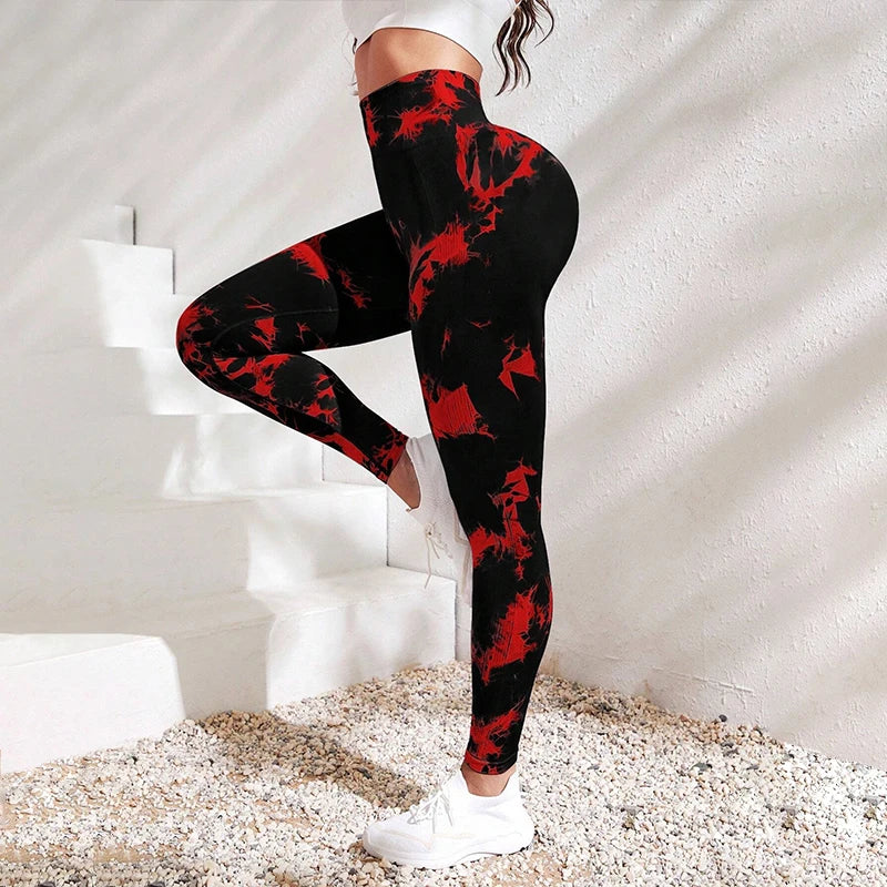 Tie-dye leggings