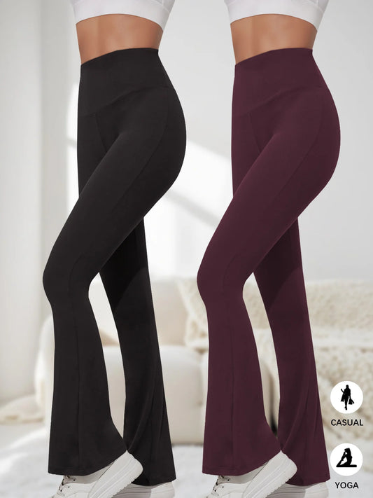 Pack of 2 flare pants