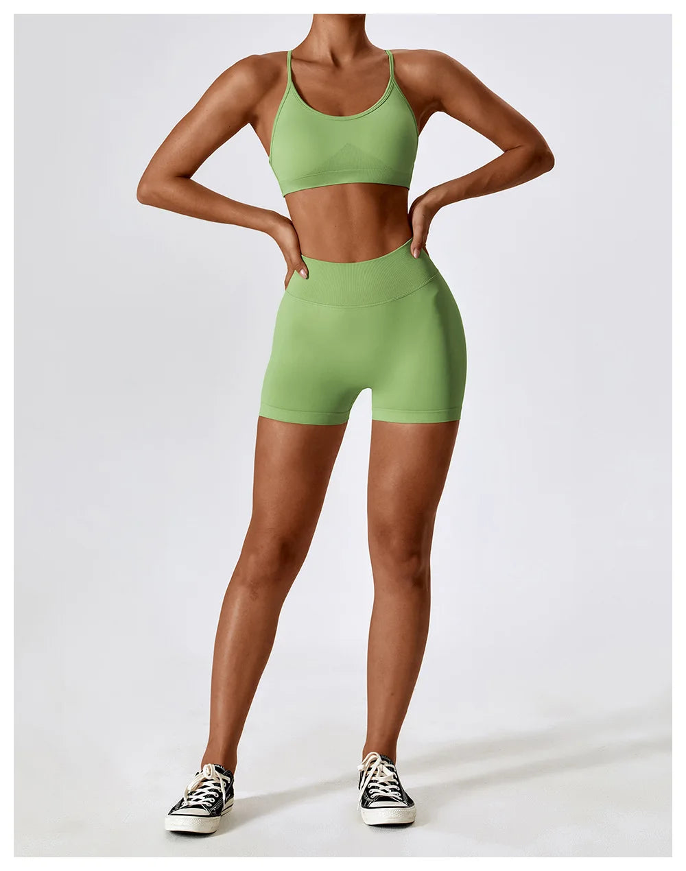 Seamless shorts gym clothes