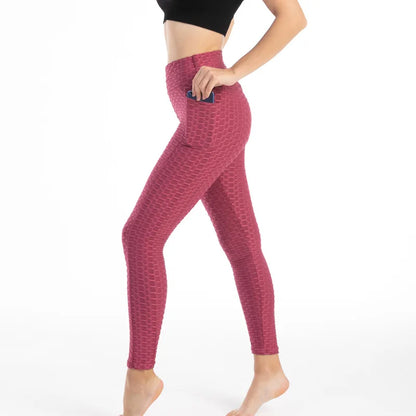 Tight bubble pocket leggings