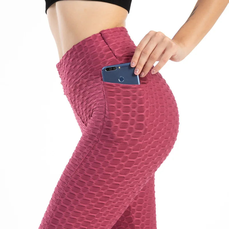 Tight bubble pocket leggings