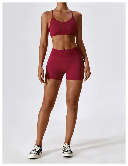 Seamless shorts gym clothes