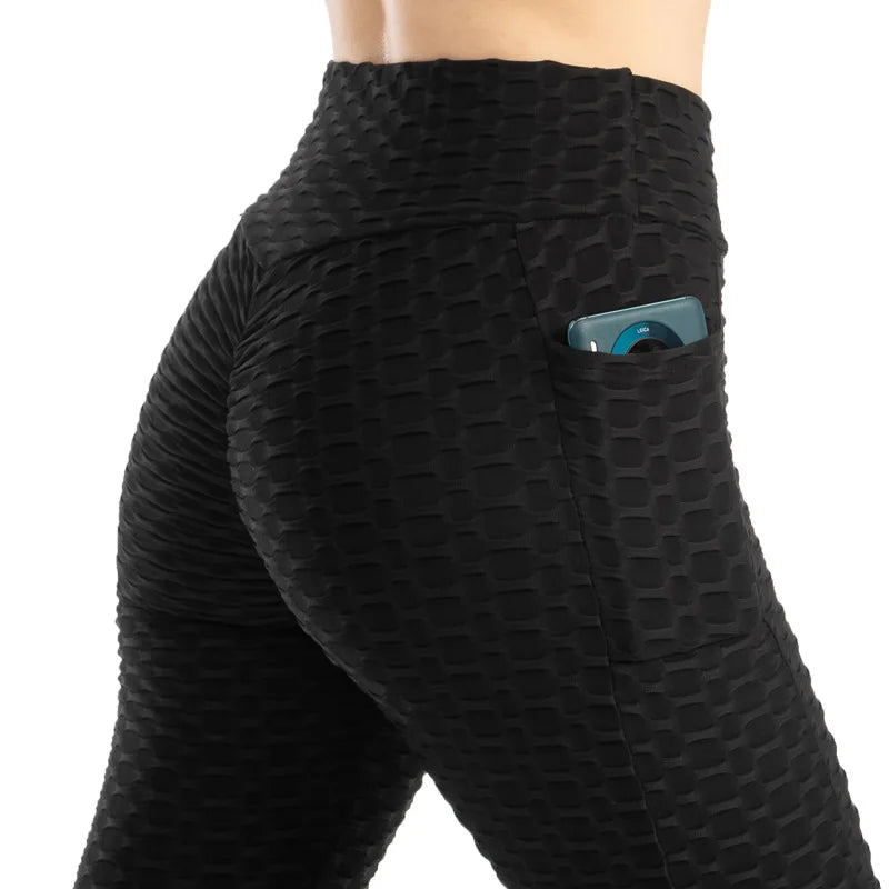 Tight bubble pocket leggings