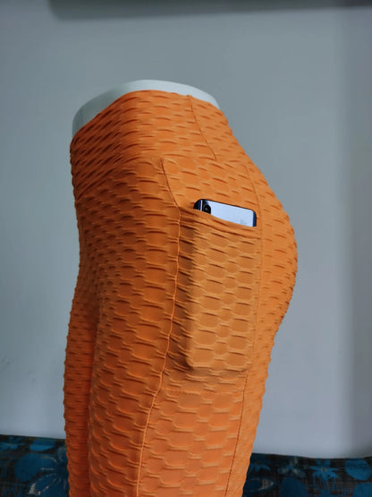 Tight bubble pocket leggings