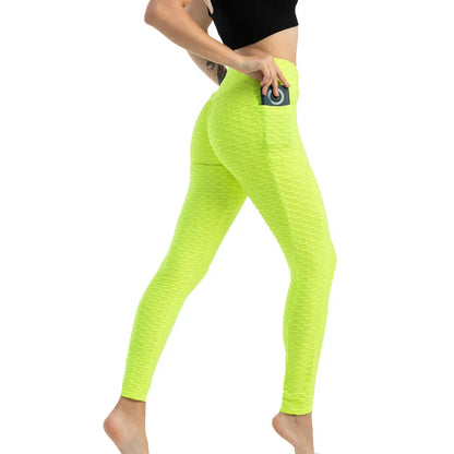 Tight bubble pocket leggings