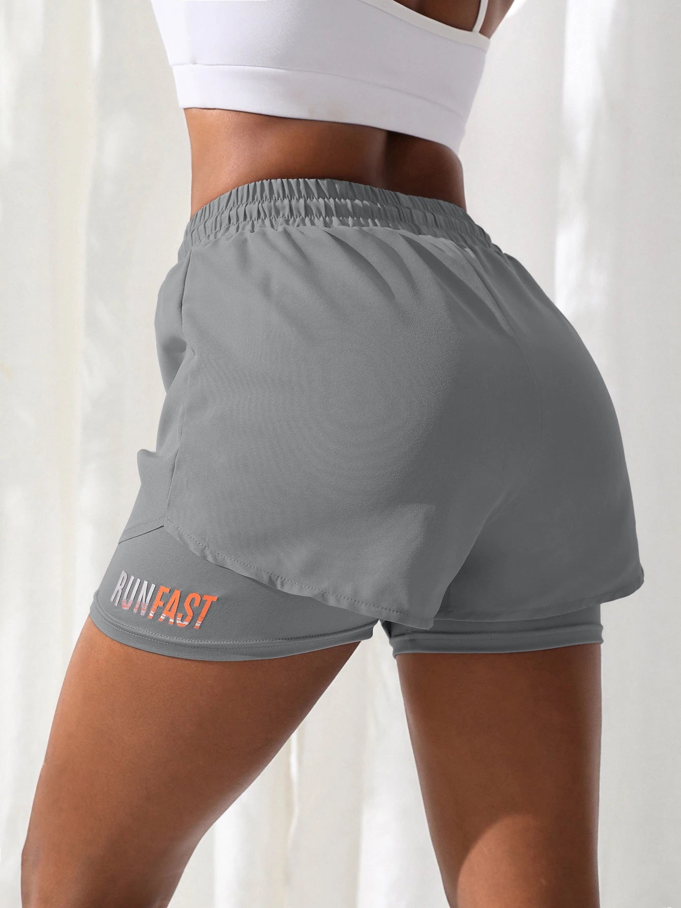 Fake two piece shorts pants