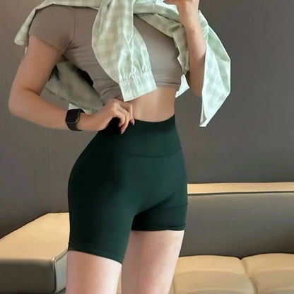 Jacquard yoga shorts