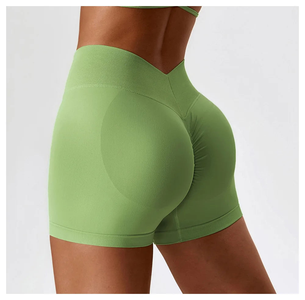 Seamless shorts gym clothes