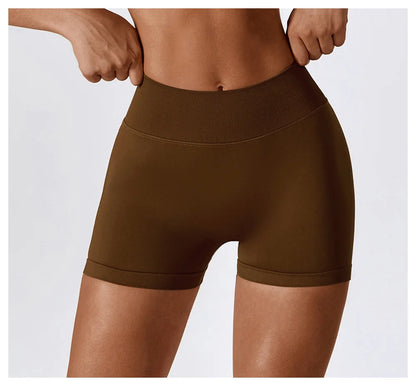 Seamless shorts gym clothes