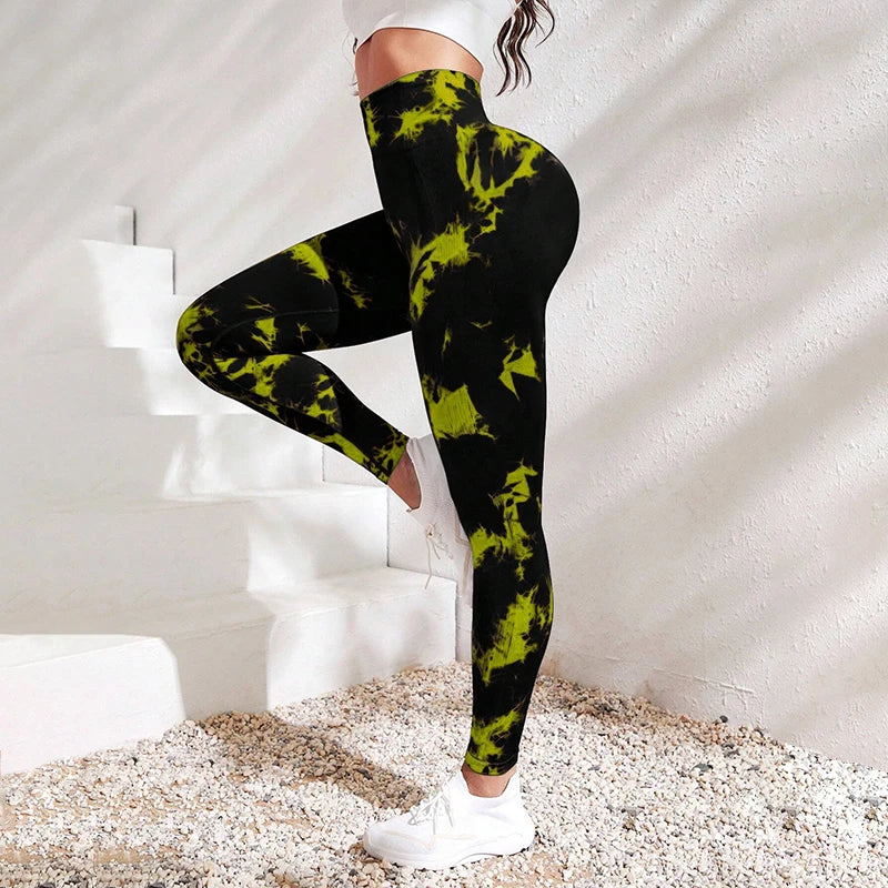 Tie-dye leggings