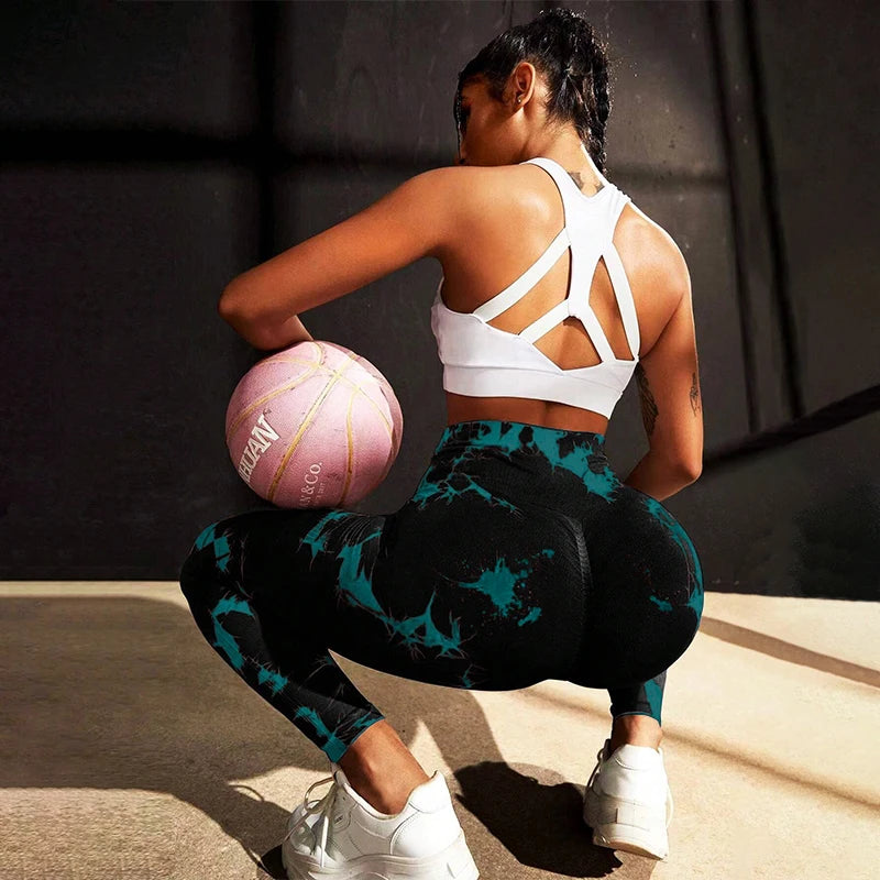 Tie-dye leggings