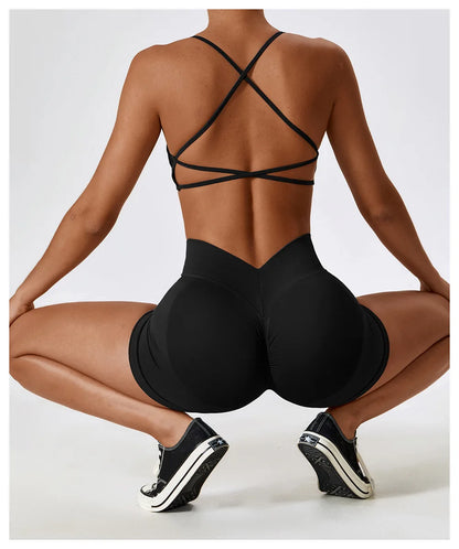 Seamless shorts gym clothes