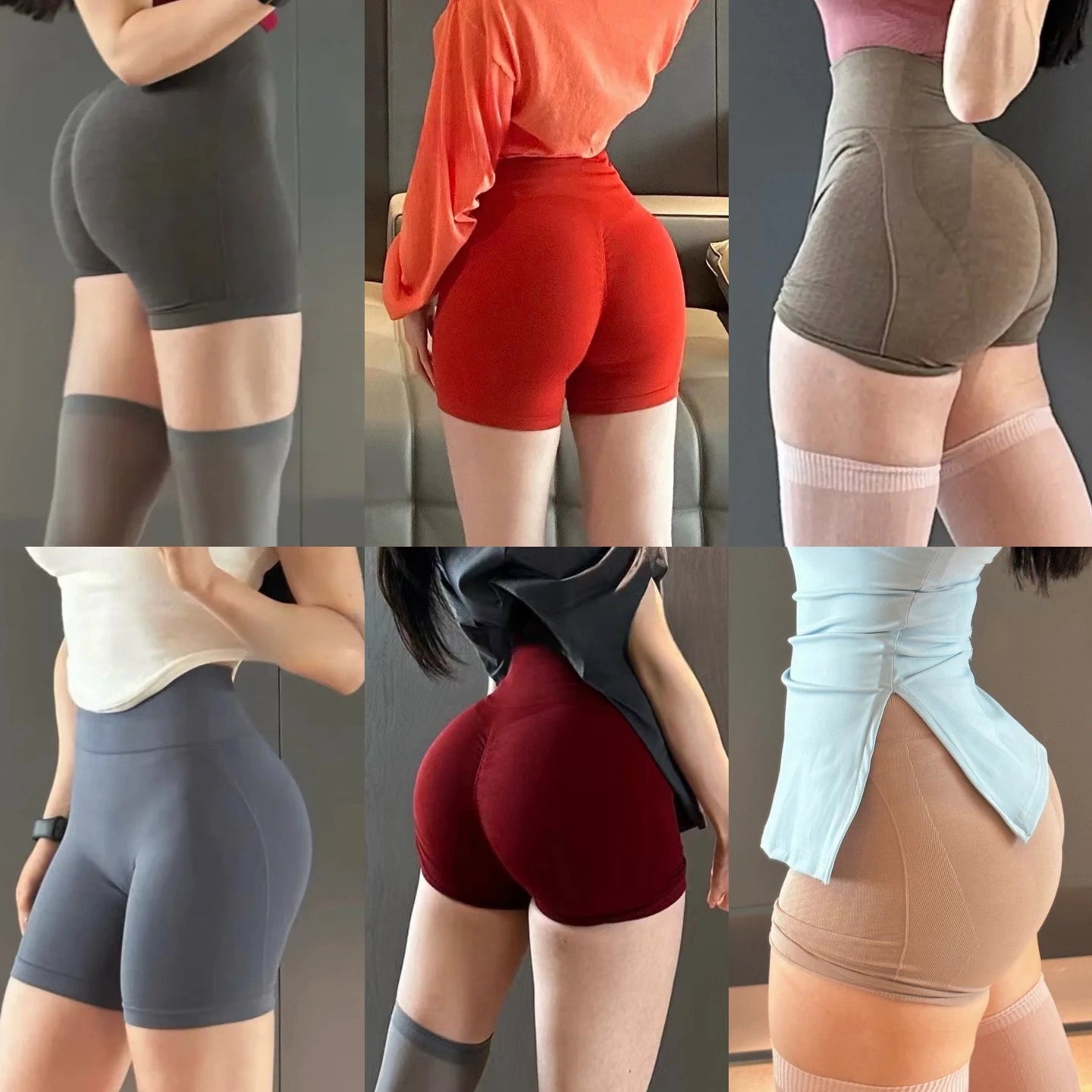 Jacquard yoga shorts