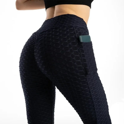Tight bubble pocket leggings