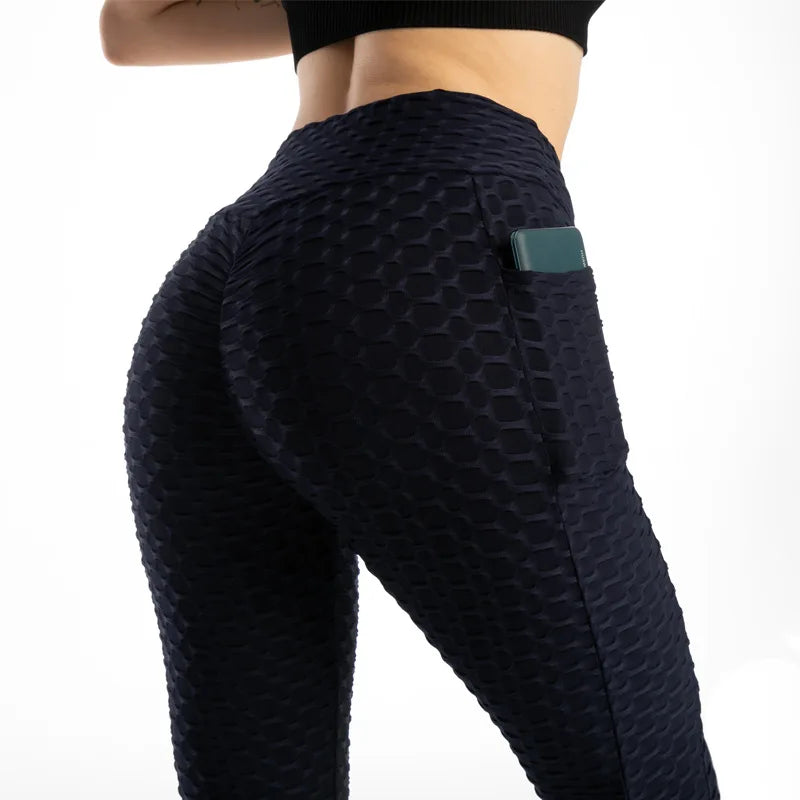 Tight bubble pocket leggings