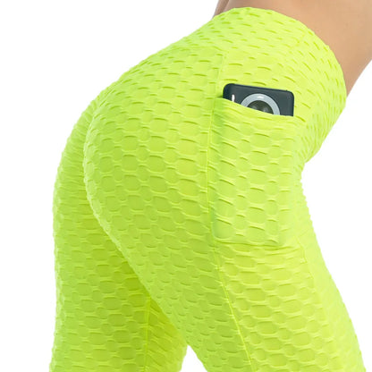 Tight bubble pocket leggings