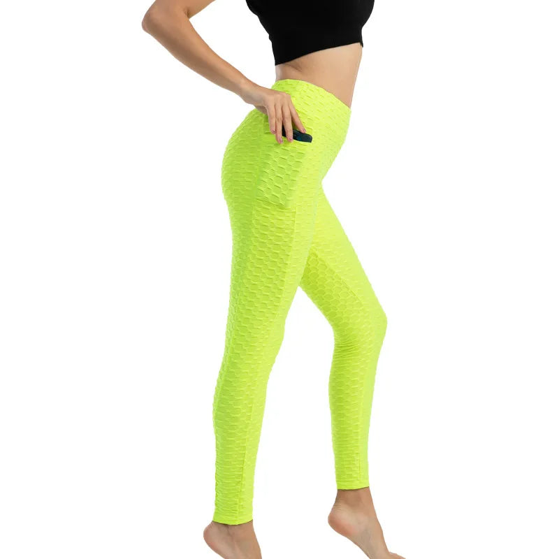Tight bubble pocket leggings