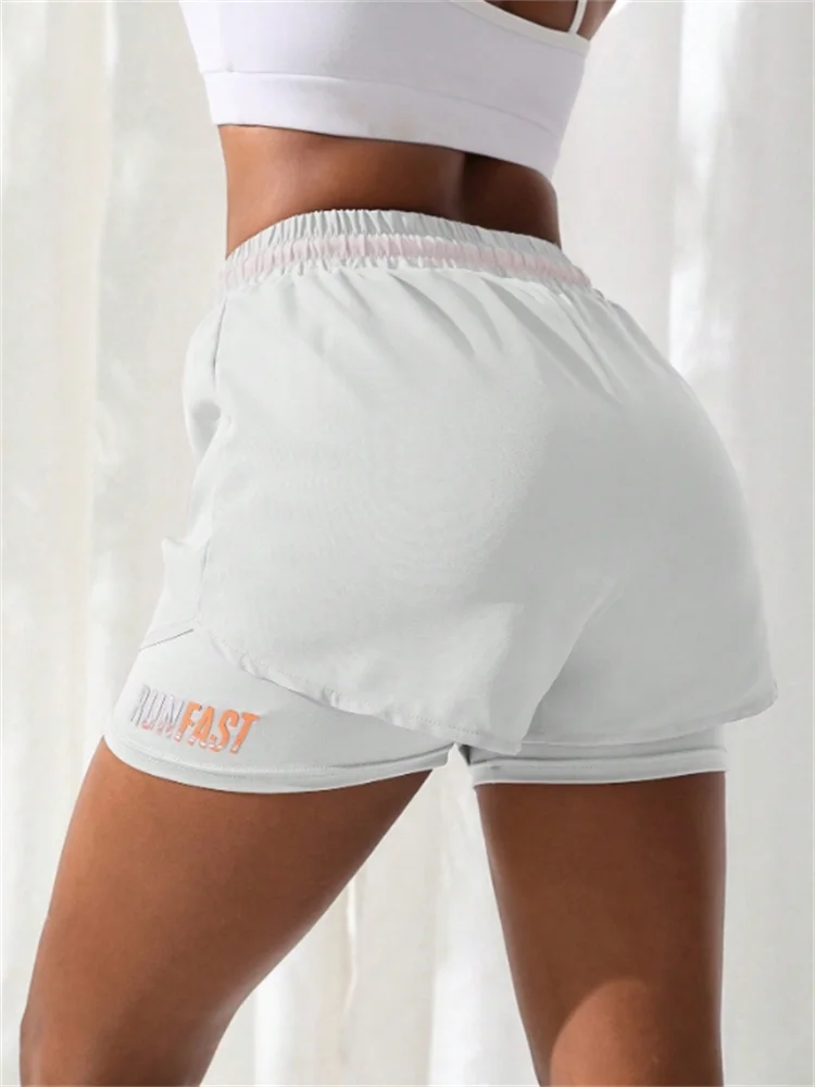 Fake two piece shorts pants