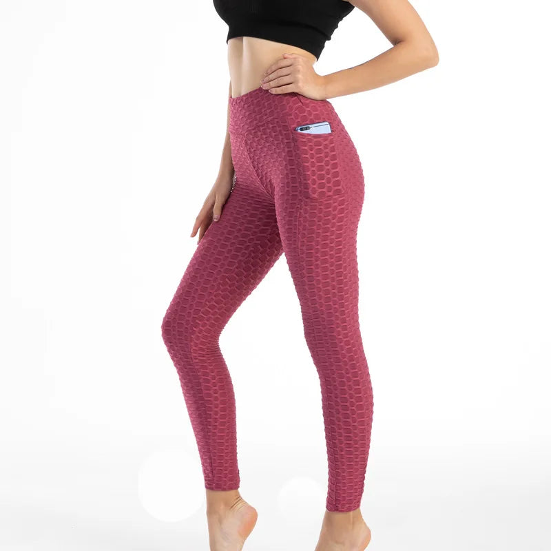 Tight bubble pocket leggings