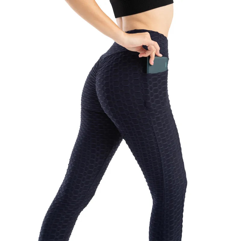 Tight bubble pocket leggings