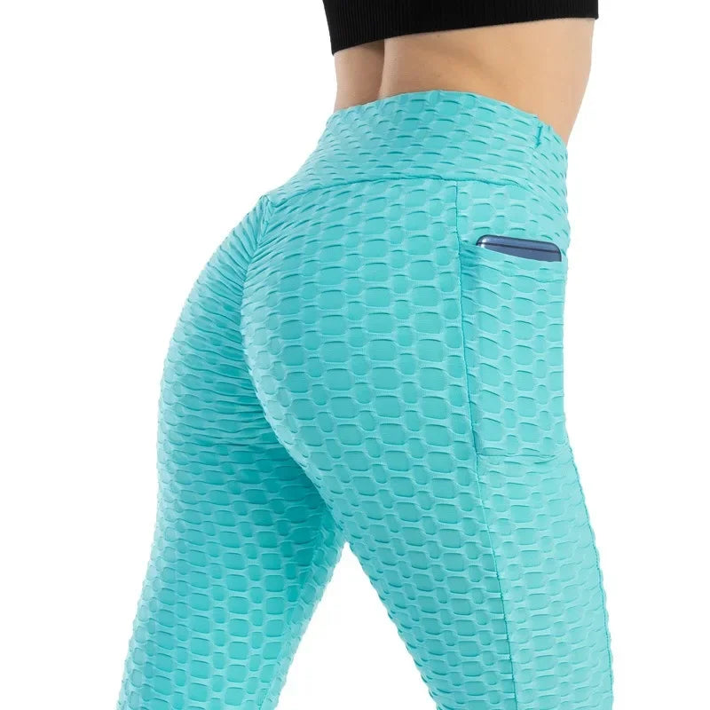 Tight bubble pocket leggings