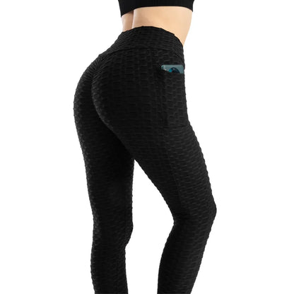 Tight bubble pocket leggings