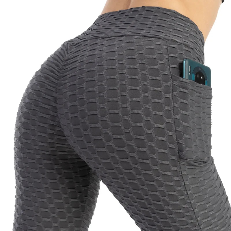 Tight bubble pocket leggings