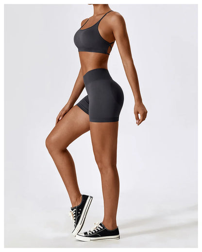 Seamless shorts gym clothes