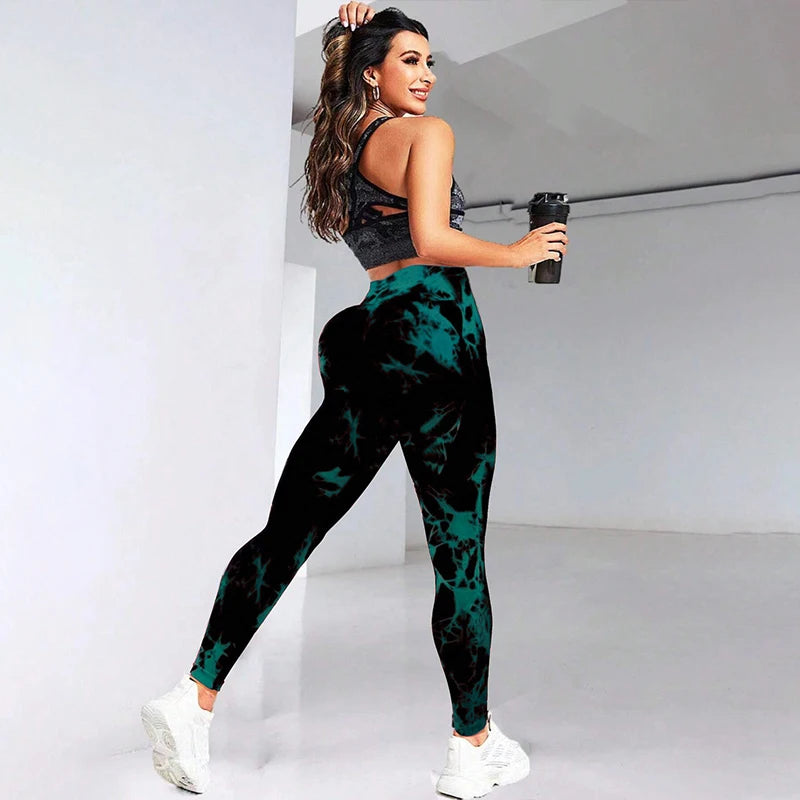 Tie-dye leggings