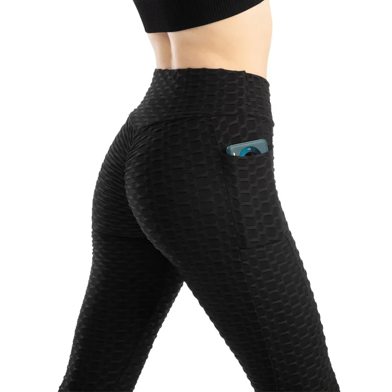 Tight bubble pocket leggings