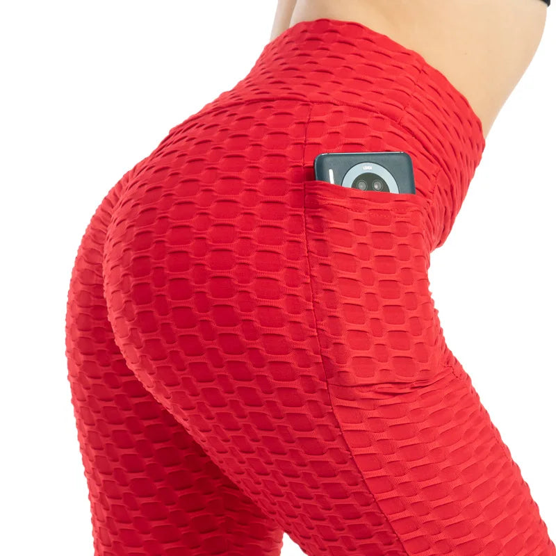 Tight bubble pocket leggings