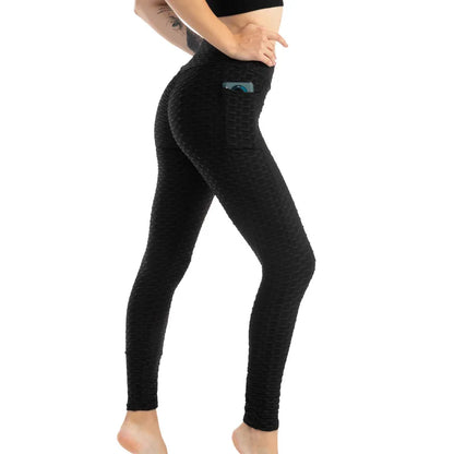 Tight bubble pocket leggings