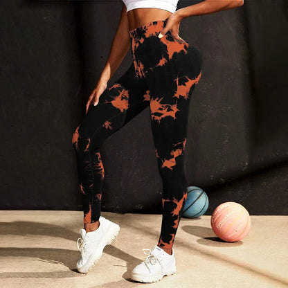Tie-dye leggings