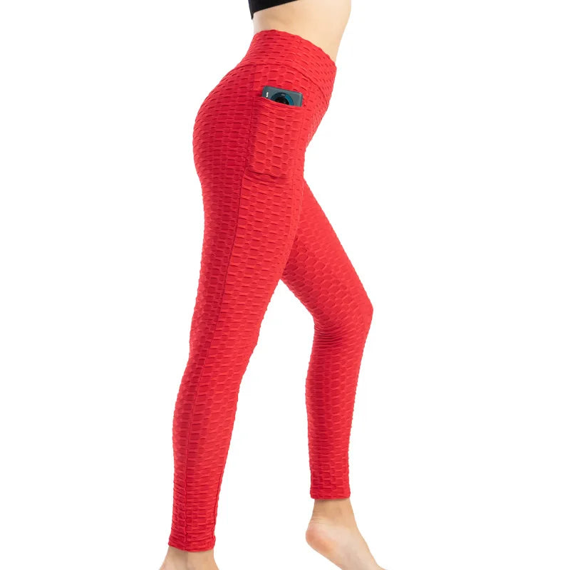 Tight bubble pocket leggings