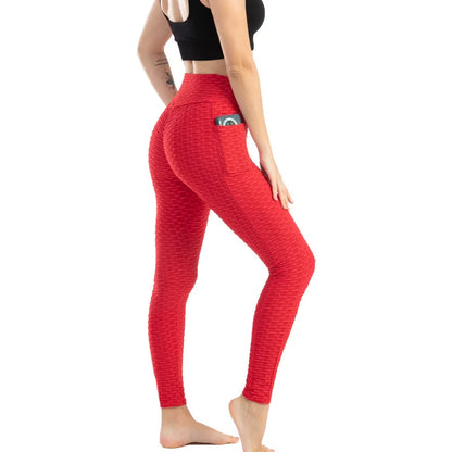 Tight bubble pocket leggings